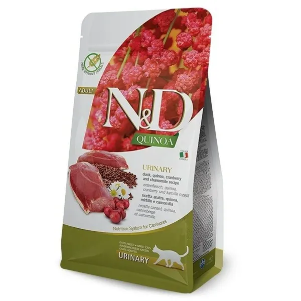 Kaķu barība Farmina N&D CAT Urinary Pieaugušais Mellene Pīle 5 kg