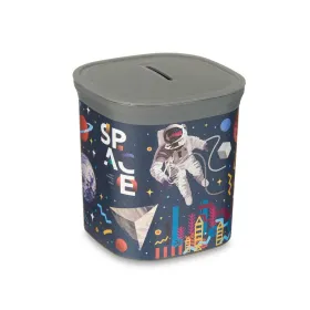 Money box Pincello Plastic Astronaut 9 x 10,2 x 9 cm Multicolour (48 Units)