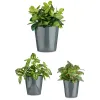 Puodų rinkinys Ibergarden Antracito Molis Cónica Ø 14 cm Ø 22 cm Ø 17 cm 22,5 x 21 x 22,5 cm 3 Dalys