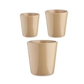 Puodų rinkinys Ibergarden Rusvai gelsva Molis Cónica Ø 14 cm Ø 22 cm Ø 17 cm 22 x 21 x 22 cm 3 Dalys