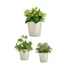 Ruukkusetti Ibergarden Harmaa Savi Cónica Ø 14 cm Ø 22 cm Ø 17 cm 22,5 x 21 x 22,5 cm 3 Kappaletta