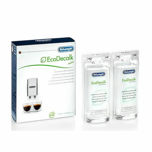 Atkaļķotājs DeLonghi 5513296011 2 x 100 ml Kaļķakmens Noņēmējs Kafijas Automātam