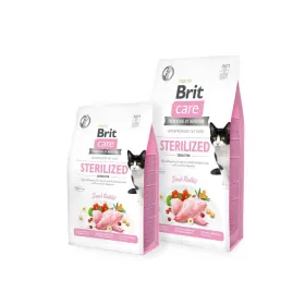 Kaķu barība Brit Care Grain Free Sterilized Sensitive Pieaugušais Trusis 7 kg