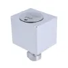 Slēgts AMIG A24542-670 Misiņš 6 x 5 cm 60 x 50 mm Hromēts Žalūzijas