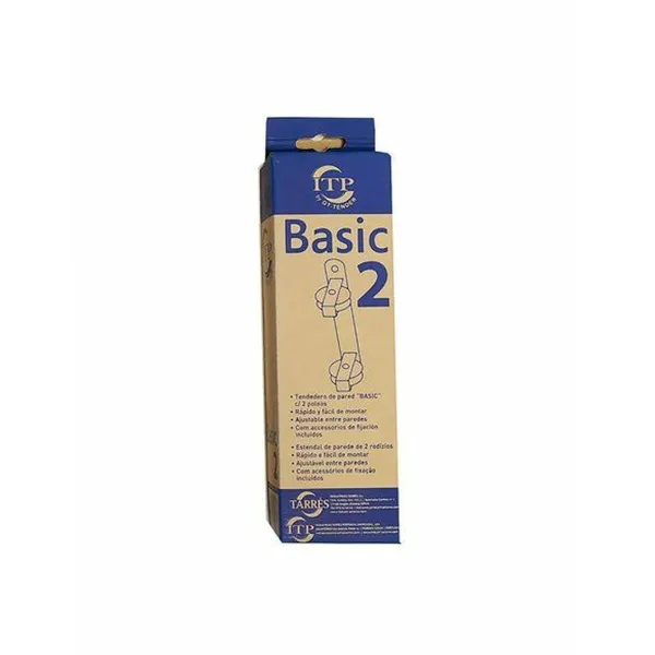 Сушилка Tarrés Basic 2 шкивы Белый стена 25 x 5 x 5 cm