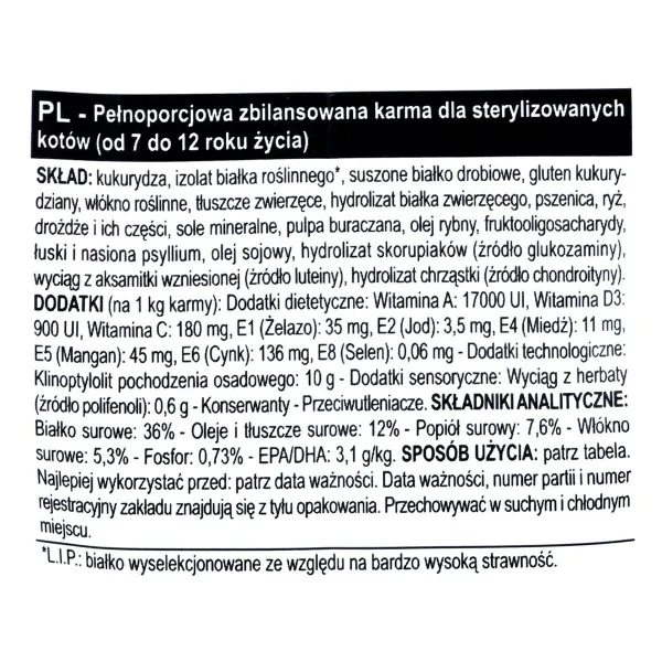 Kaķu barība Royal Canin Sterilised 37 Pieaugušais Cālis Putni 400 g