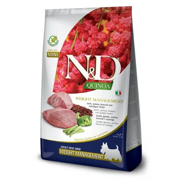 Fodder Farmina N&D Mini Adult Lamb 2,5 kg