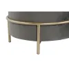 подставка для ног DKD Home Decor Коричневый Серый Позолоченный Металл 48 x 48 x 46 cm