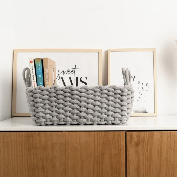 Multi-purpose basket Vinthera Moa Cotton 35 x 25 x 13 cm