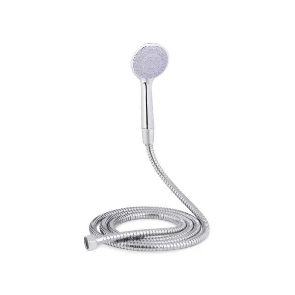 A shower head with a hose to direct the flow Berilo Metal 2 m 14 x 24,5 x 4,5 cm 14 x 4,5 x 24,5 cm (12 Units)