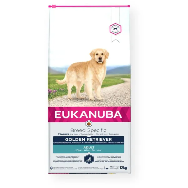 Lopbarība Eukanuba Golden Retriever Pieaugušais Cālis 12 kg