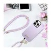 Guess CBDY Cord Nylon 4G Metal Charm - Universal phone strap (lilac)
