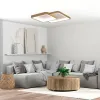 LED griestu gaisma KSIX Phenomena 45 W 45 x 45 x 10 cm Brūns Koks (3000k - 6000k)