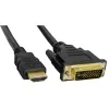 HDMI uz DVI Kabelis Akyga AK-AV-11 Melns 1,8 m