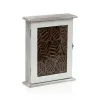 Raktų spinta Versa Balta Paklodės Medžio MDF 6 x 25 x 19,5 cm