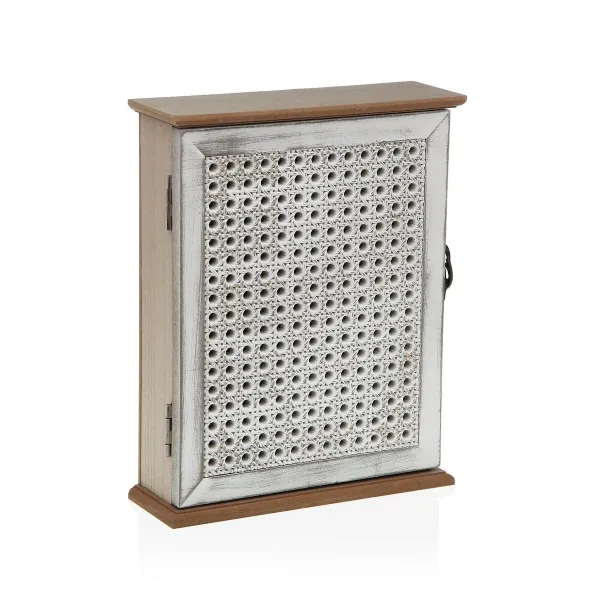 Avainkaappi Versa Valkoinen Puu MDF 7 x 27 x 21,5 cm