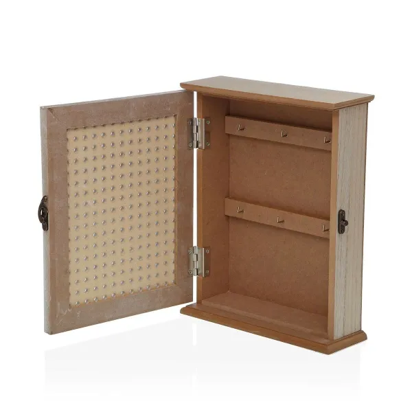 Avainkaappi Versa Valkoinen Puu MDF 7 x 27 x 21,5 cm