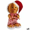 Декоративная фигура Krist+ Коричневый Красный Печенье 19 x 33 x 15 cm (4 штук)