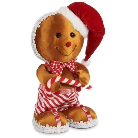 Декоративная фигура Krist+ Коричневый Красный Печенье 19 x 33 x 15 cm (4 штук)