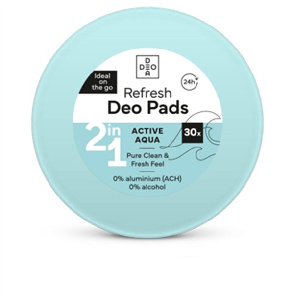 Dezodorants Deodea DEO PADS Active Aqua (30 gb.)