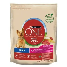 Lopbarība Purina One Mini Pieaugušais Teļa gaļa 800 g
