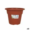 Банка Dem Greentime Круглая Коричневый ø 20 x 15,75 cm (12 штук)