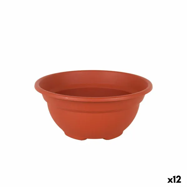 Kukkaruukku Dem Greentime Pyöreä Kulho Ruskea ø 20 x 9 cm (12 osaa)