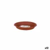 Блюдце для горшков Dem Greentime Коричневый ø 14 x 2 cm (12 штук)