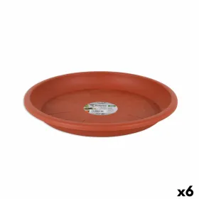 Блюдце для горшков Dem Squares Коричневый 32 cm (6 штук)