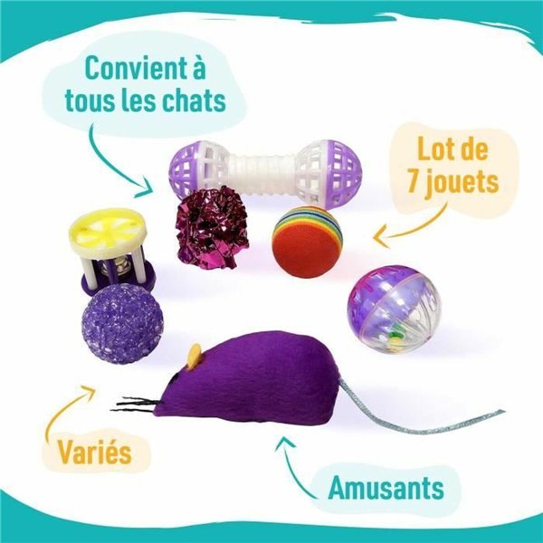 Cat toy Aimé Multicolour 7 Pieces