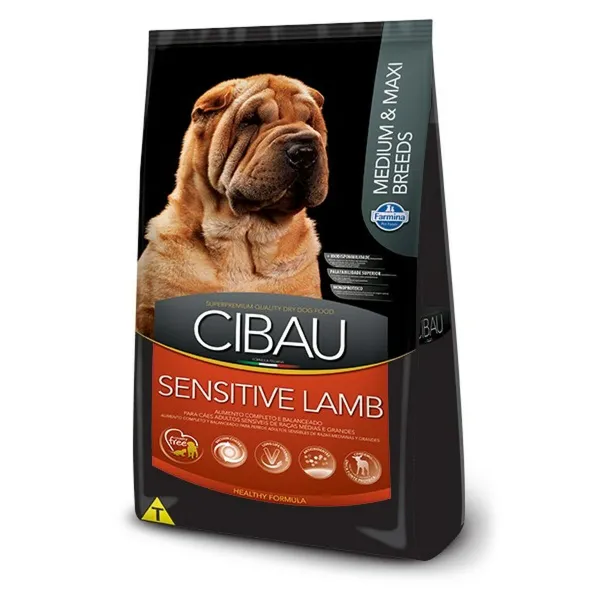 Pašarai Farmina SENSITIVE LAMB MEDIUM & MAXI Suaugęs Avis 14 Kg