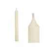 Žvakių rinkinys Acorde Kreminė 2 x 2 x 15 cm 6 x 15 x 4 cm (12 vnt.)
