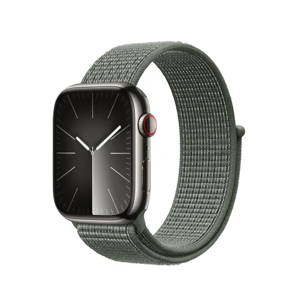 Crong Nylon - Sport Band for Apple Watch 44/45/46/49 mm (Military Green)