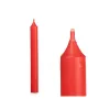 Candle Set Acorde Red 2 x 2 x 20 cm 8,5 x 21 x 4,5 cm (12 Units)
