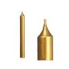 Candle Set Acorde Golden 2 x 2 x 20 cm 8,5 x 21 x 4,5 cm (12 Units)