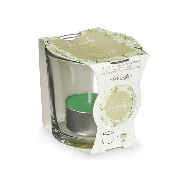 Tuoksukynttilä Acorde Tealight Jasmiini (12 osaa)