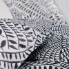 Duvet cover set TODAY White Black 260 x 240 cm