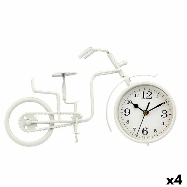 Stalinis laikrodis Gift Decor Balta Dviratis (4 vnt.)