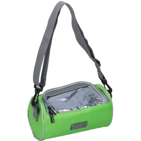 Dunlop - Handlebar bag / bicycle pannier with smartphone pocket (green)