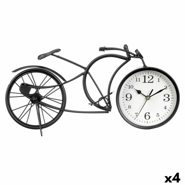 Stalinis laikrodis Gift Decor Juoda Dviratis (4 vnt.)