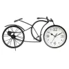 Table clock Gift Decor Black Bicycle (4 Units)