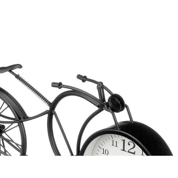 Table clock Gift Decor Black Bicycle (4 Units)