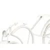 Table clock Gift Decor White Bicycle (4 Units)