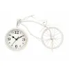 Table clock Gift Decor White Bicycle (4 Units)
