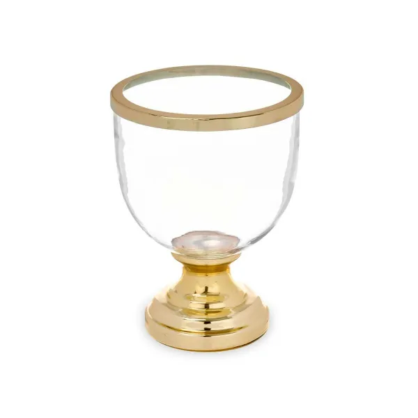 Kynttilänjalka Gift Decor Kullattu Kristalli Teräs 17,3 x 23,5 x 17,3 cm Lasi (6 osaa)