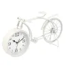 Table clock Gift Decor White Bicycle (4 Units)