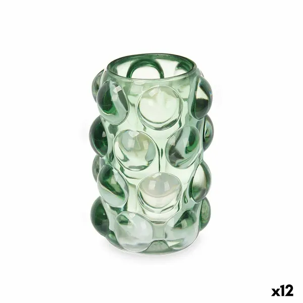 Подсвечник Gift Decor Зеленый Стеклянный 8,4 x 12,5 x 8,4 cm микросферы (12 штук)