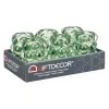 Подсвечник Gift Decor Зеленый Стеклянный 8,4 x 12,5 x 8,4 cm микросферы (12 штук)