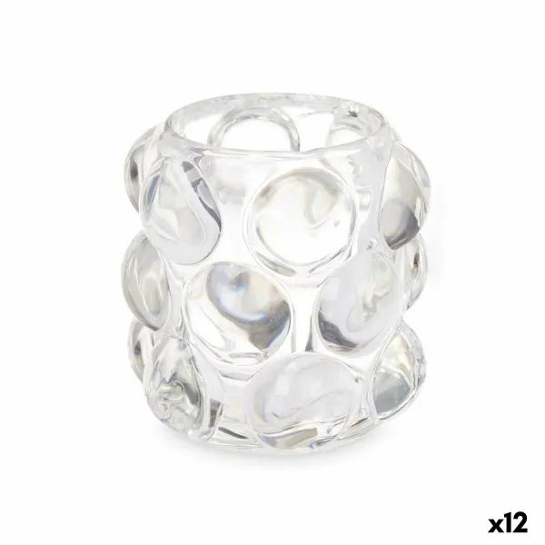 Подсвечник Gift Decor Прозрачный Стеклянный 8,4 x 9 x 8,4 cm микросферы (12 штук)