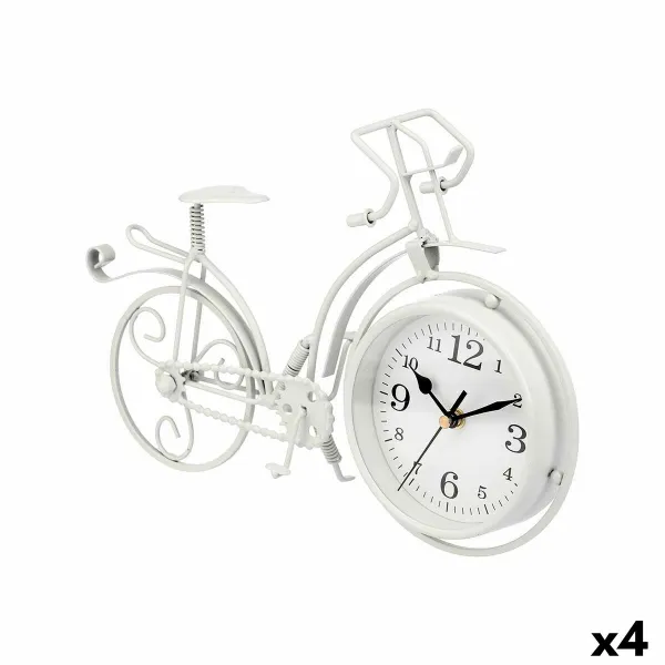 Stalinis laikrodis Gift Decor Balta Dviratis (4 vnt.)